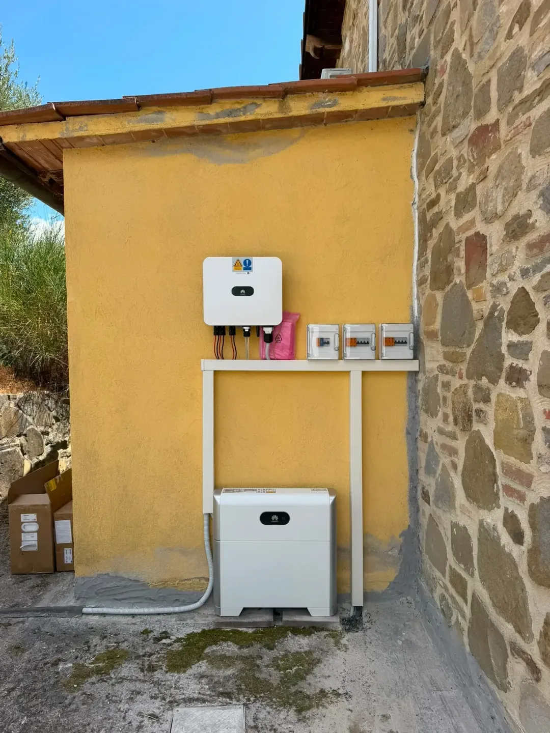 Inverter e accumulo del campo a terra, Perugia